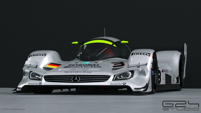 Illustration for article titled Mercedes unveils LMP1 contender for 2016!
